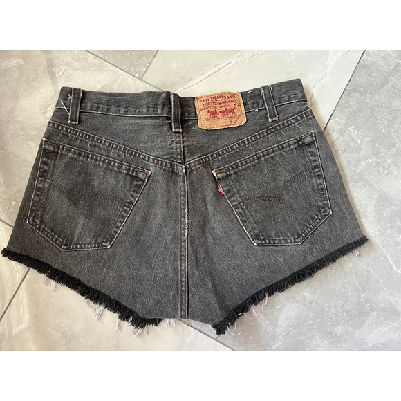 Levi's 501 Button Fly Cutoffs Sz 33 - Picture 4 of 5